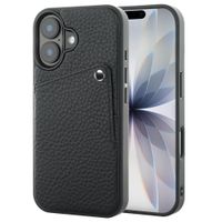 Selencia Coque Riva avec porte-cartes Apple iPhone 17 - Noir