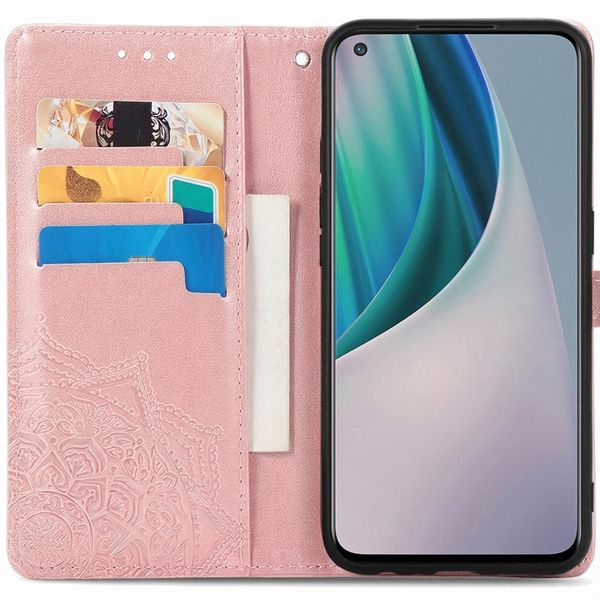 imoshion Etui de télephone Mandala OnePlus Nord N10 5G - Rose Doré