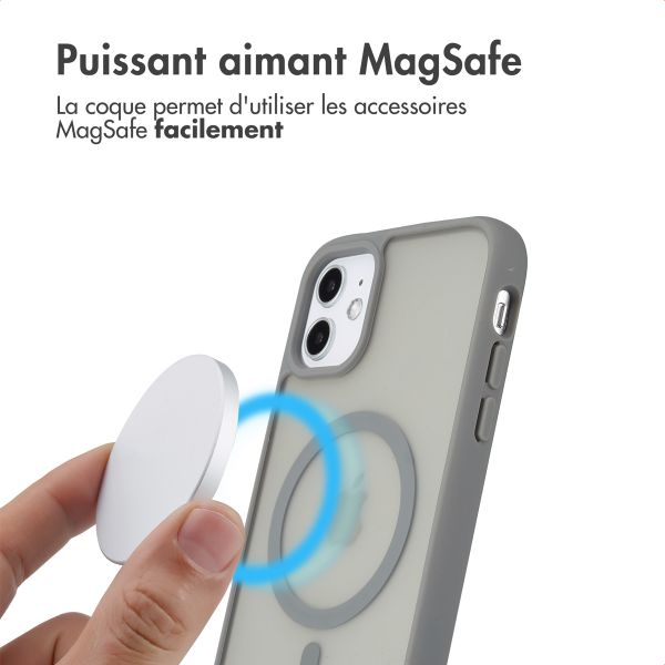 imoshion Coque Color Guard avec MagSafe iPhone 11 - Gris