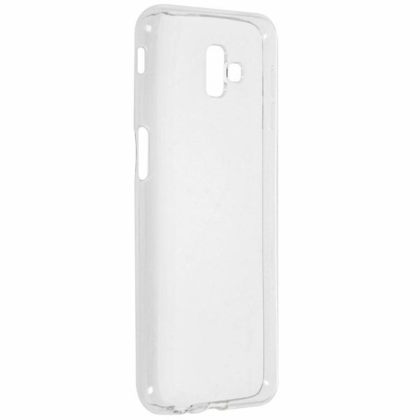 Coque silicone Samsung Galaxy J6 Plus - Transparent