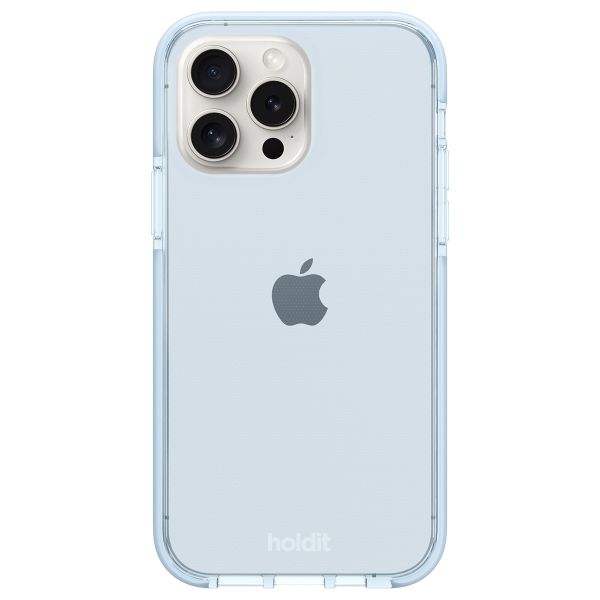 Holdit Coque Seethru iPhone 15 Pro - Mineral Blue