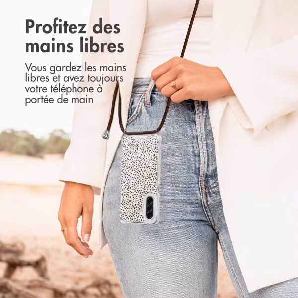 imoshion Coque Design avec cordon Samsung Galaxy A56 - Desert Dots