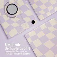 imoshion Coque tablette Design rotatif à 360° Samsung Galaxy Tab A9 Plus - Dancing Cubes