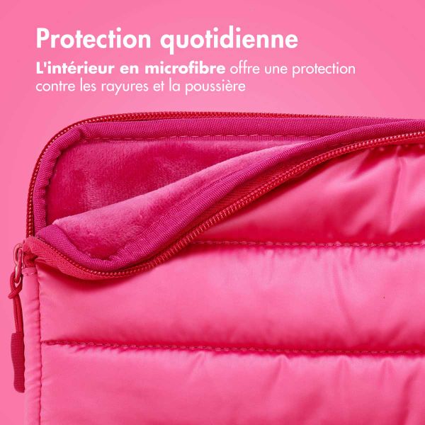 imoshion Pochette ordinateur Puffer 15-16 pouces - Hot Pink