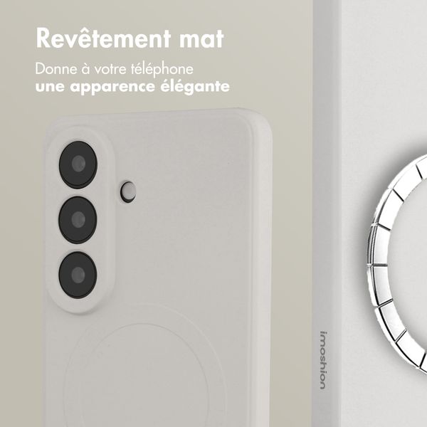 imoshion Coque Couleur avec MagSafe Samsung Galaxy S26 - Beige