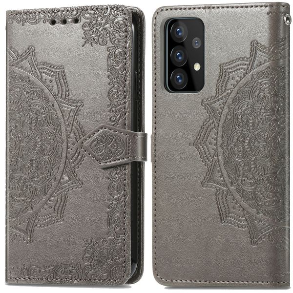 imoshion Etui de télephone Mandala Samsung Galaxy A52(s) (5G/4G) - Gris