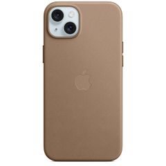 Apple ﻿Coque FineWoven MagSafe Apple iPhone 15 Plus - Taupe