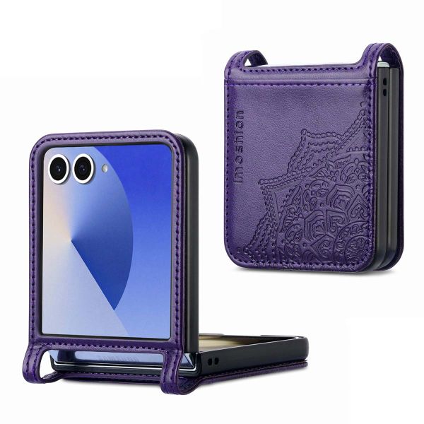 imoshion Mandala Bookcase Samsung Galaxy Z Flip 7 - Violet