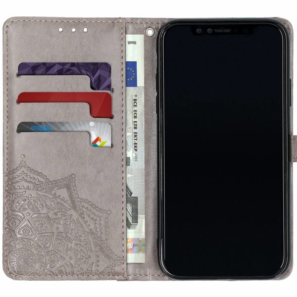 Etui de téléphone portefeuille Mandala iPhone Xr
