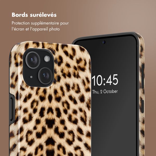 Selencia Coque arrière Vivid avec MagSafe Apple iPhone 15 - Wild Leo