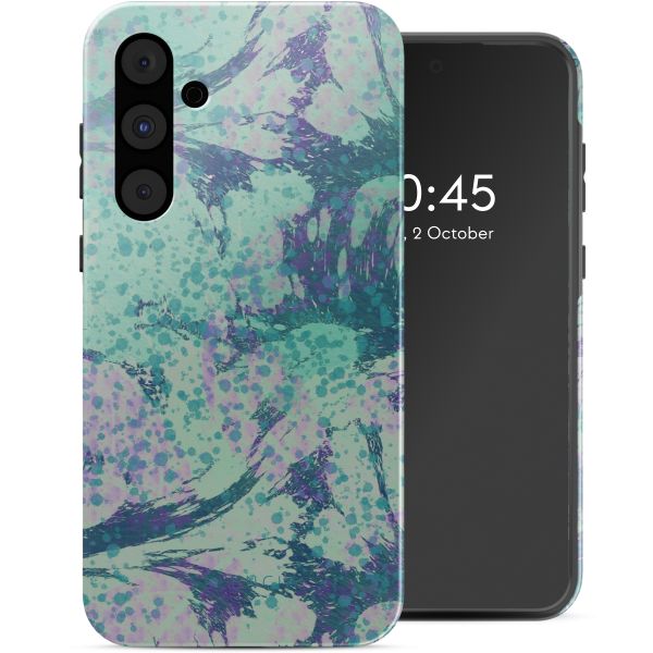 Selencia Coque arrière Vivid Tough Samsung Galaxy A55 - Fresh Paint Green