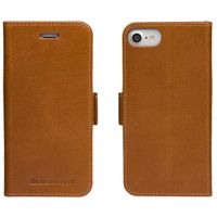 dbramante1928 Étui de téléphone portefeuille Apple iPhone SE (2022 / 2020) / 8 / 7 - Brun