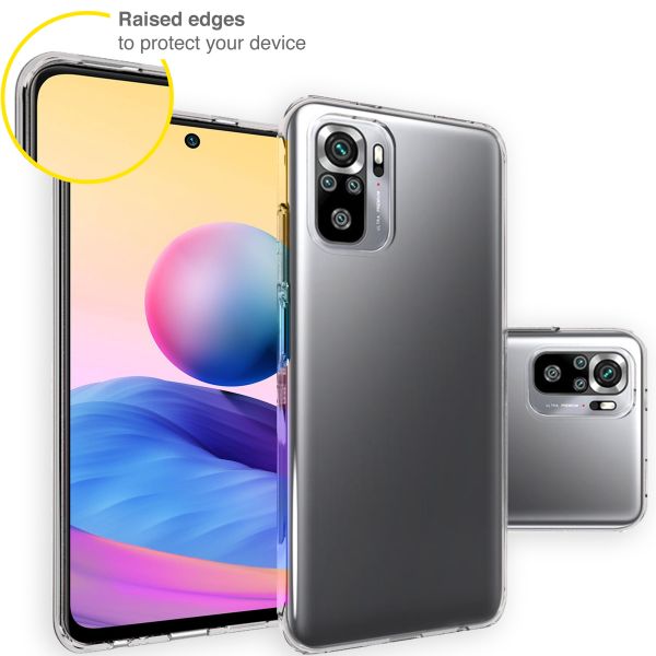 Accezz Coque Clear Xiaomi Redmi Note 10 (4G) - Transparent