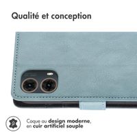imoshion Étui de télephone portefeuille Motorola Moto G85 - Bleu clair