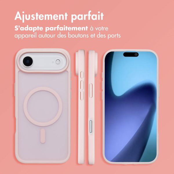 imoshion Coque Color Guard avec MagSafe Apple iPhone Air - Rose clair