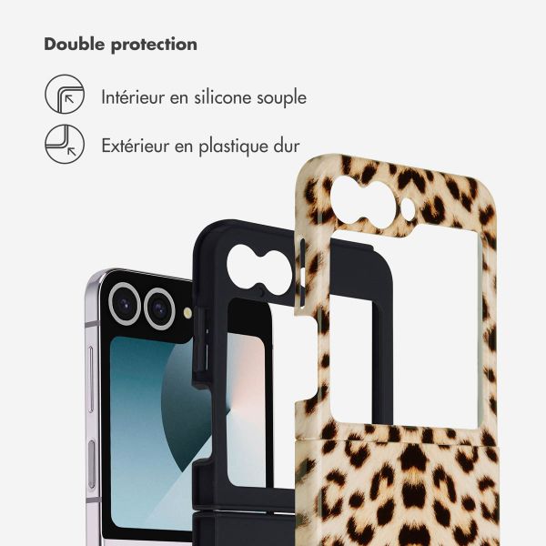 Selencia Coque arrière Vivid Samsung Galaxy Z Flip 6 / Flip 7 FE - Wild Leo