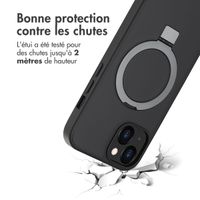 Accezz Coque Ring Stand avec MagSafe Apple iPhone 13 - Noir