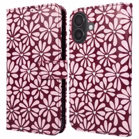 imoshion Étui de télephone portefeuille Design Apple iPhone 17 - Bloom Love Blush
