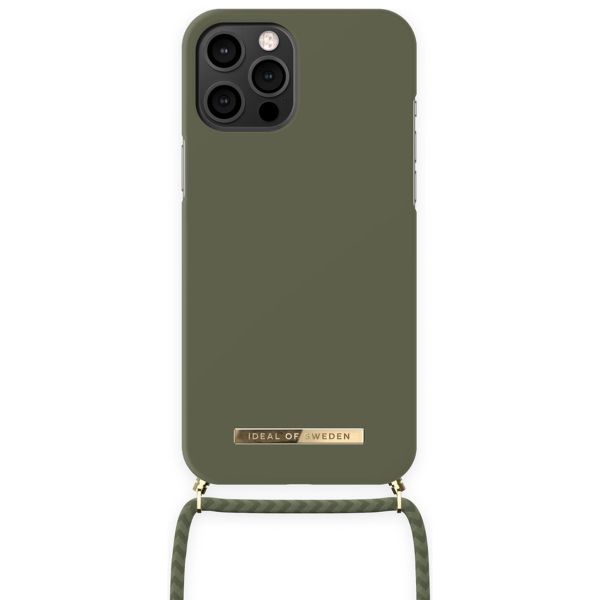 iDeal of Sweden Coque Ordinary Necklace iPhone 12 Pro Max - Cool Khaki