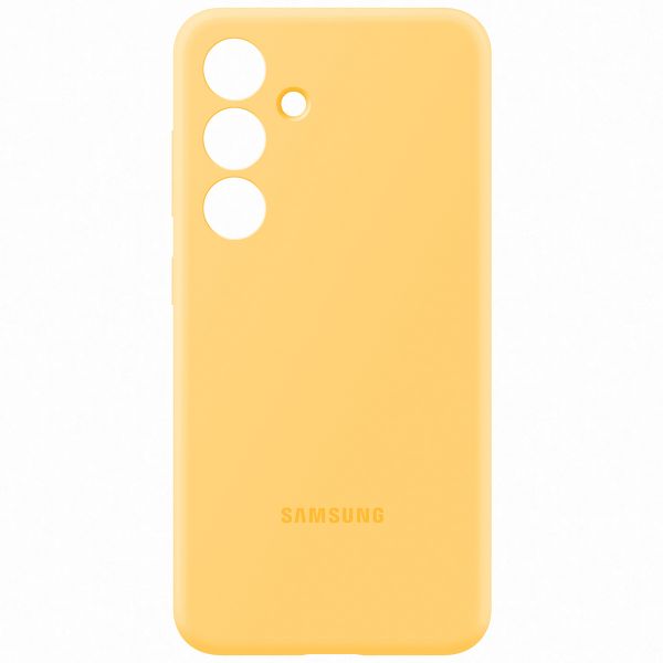 Samsung Original Coque en silicone Galaxy S24 - Yellow