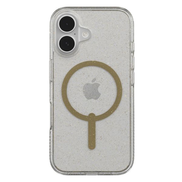 ZAGG Coque Milan Snap avec MagSafe Apple iPhone 16 - Gold Glitter