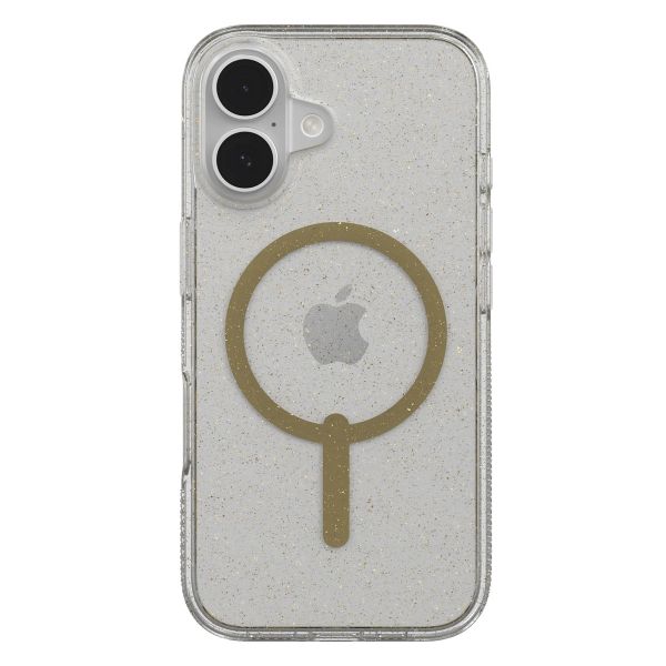 ZAGG Coque Milan Snap avec MagSafe iPhone 16 - Gold Glitter