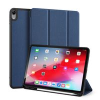 Dux Ducis Coque tablette Domo Apple iPad Air 11 pouces (2025) M3 / (2024) M2 / Air 5 (2022) / Air 4 (2020) - Bleu foncé