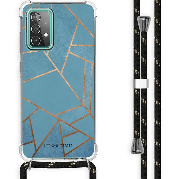 imoshion Coque Design avec cordon Samsung Galaxy A52(s) (5G/4G) - Blue Graphic