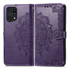 imoshion Etui de téléphone Mandala Oppo Find X5 Pro 5G - Violet