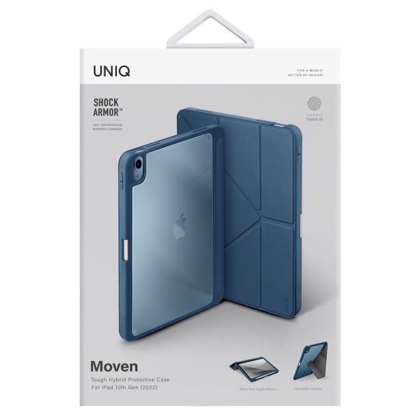 Uniq Étui Moven Apple iPad 11 (2025) 11 pouces A16 / iPad 10 (2022) 10.9 pouces - Blue