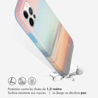 Selencia Aurora Coque Fashion iPhone 12 (Pro) - ﻿Coque durable - 100 % recyclée - Sky Sunset Multicolor