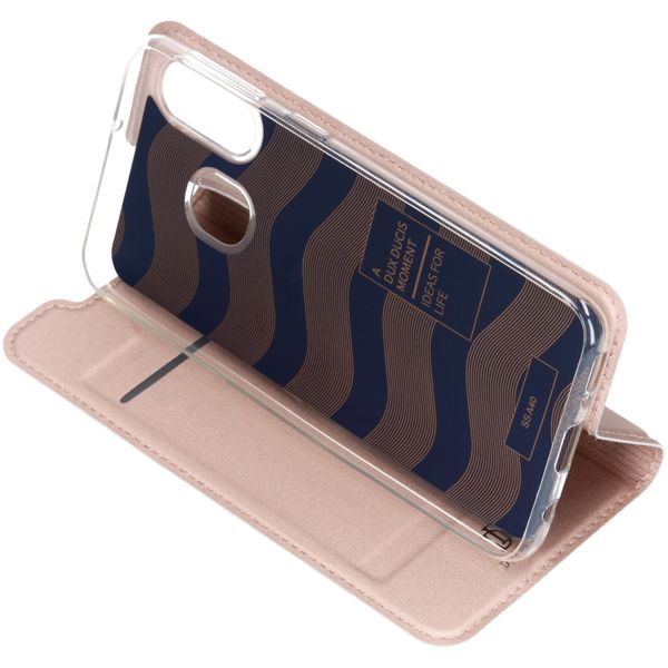 Dux Ducis Étui de téléphone Slim Samsung Galaxy A40 - Rose Champagne