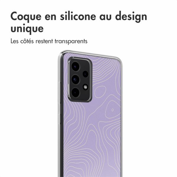 imoshion Coque Design Samsung Galaxy A52(s) (5G/4G) - Topo Lilac