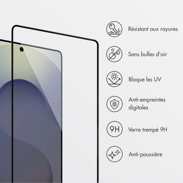 Accezz Protecteur d’écran en verre trempé + Applicateur Samsung Galaxy S25 Ultra