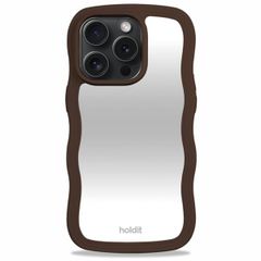 Holdit Coque Wavy iPhone 14 Pro - Chocolate / Mirror