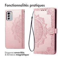 imoshion Etui de télephone Mandala Nokia G60 - Rose Doré