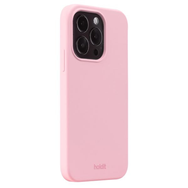 Holdit Coque Silicone iPhone 15 Pro - Pink