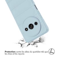 imoshion Coque arrière EasyGrip Xiaomi Redmi A3 - Bleu clair