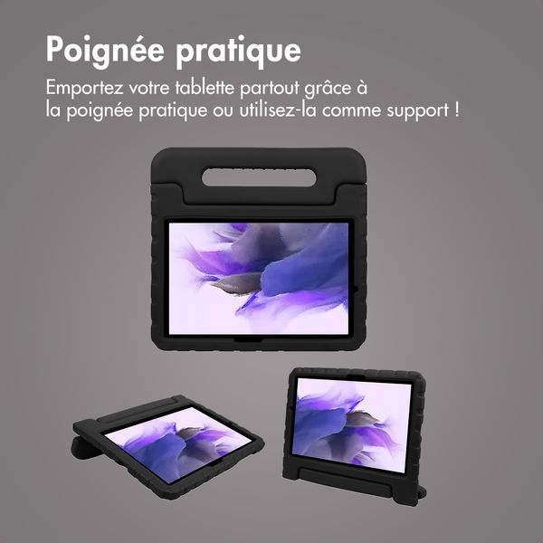 imoshion Coque kidsproof avec poignée Samsung Galaxy Tab S8 / S7 - Noir