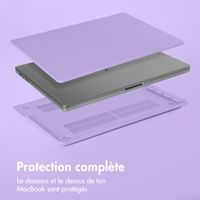 imoshion Coque rigide pour MacBook Pro 16 pouces (2021) / Pro 16 pouces (2023) M3 chip - A2485 / A2780 / A2991 / A3186 / A3403 - Lavender Lilac