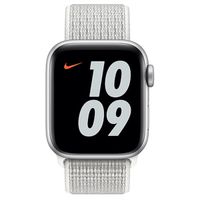 Apple Bracelet Nike Sport Loop Apple Watch Series 1 t/m 9 / SE (38/40/41 mm) | Series 10 / 11 (42 mm) - Summit White