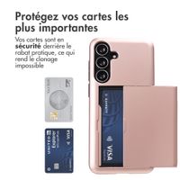 imoshion Coque arrière avec porte-cartes Samsung Galaxy S25 FE - Rose Doré