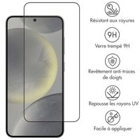 Accezz Protection d'écran en verre trempé Full Cover Samsung Galaxy S24 / S25