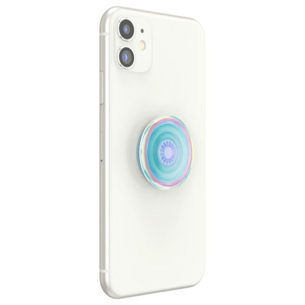 PopSockets PopGrip - Amovible - Translucent Clear Iridescent