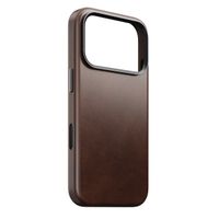 Nomad Coque arrière traditionnelle en cuir Horween avec MagSafe Apple iPhone 17 Pro - Rustic Brown
