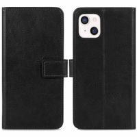 imoshion Étui de téléphone portefeuille Luxe Apple iPhone 13 Mini - le noir