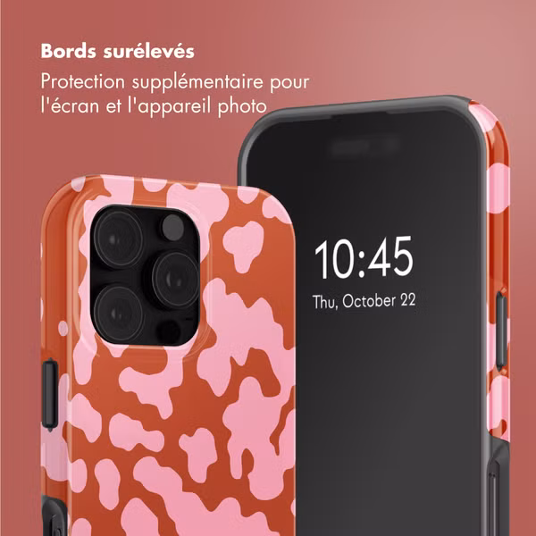Selencia Coque arrière Vivid avec MagSafe Apple iPhone 16 Pro - Moo’d Blush Pink