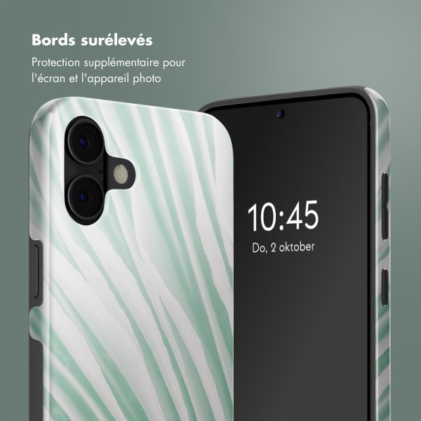 Selencia Coque arrière Vivid avec MagSafe Apple iPhone 16 - Nature Grayed Jade