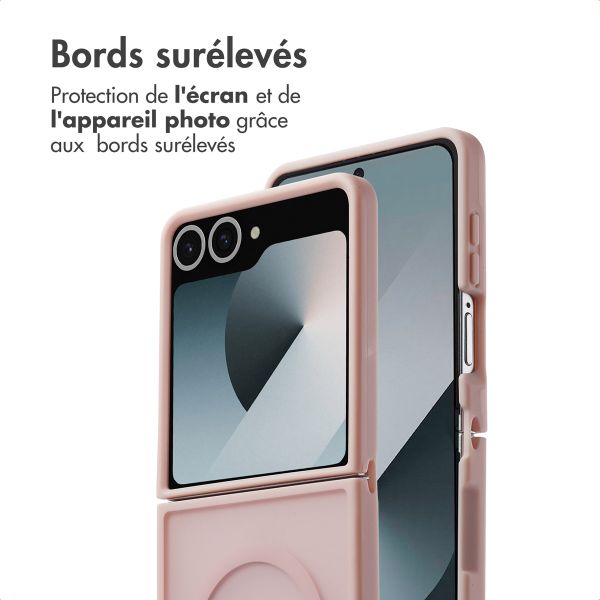 imoshion Coque Color Guard avec MagSafe Samsung Galaxy Z Flip 7 - Rose
