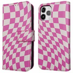 imoshion Étui de télephone portefeuille Design Apple iPhone 12 (Pro) - Retro Pink